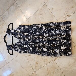 Evereve Black and Ivory Dress